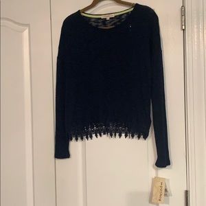 Dark Blue long sleeve top
